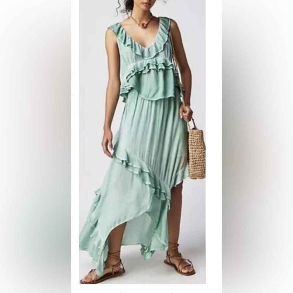 Free People If Only Set Skirt & Top flowy & featured in a crinkled tie dyed - Picture 4 of 11